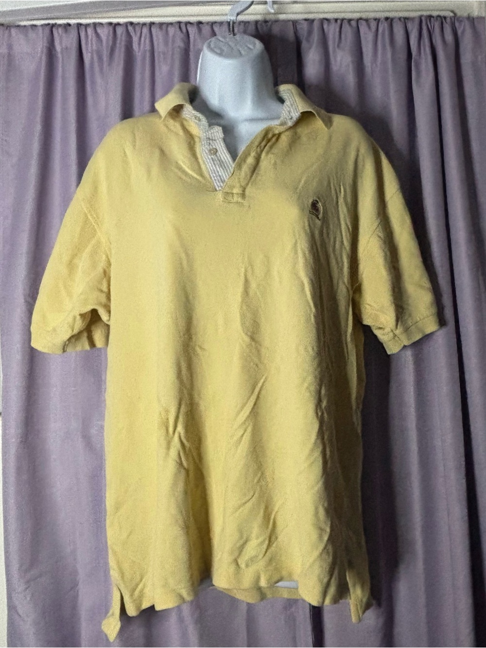 Tommy Hilfiger Pale Yellow Short-Sleeve Polo